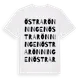 White t-shirt med Östra Rönningen ordlek t-shirt