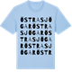 Blue Soul t-shirt med Östra Sjögar ordlek t-shirt