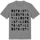 Mid Heather Gray t-shirt med Östra Stale ordlek t-shirt