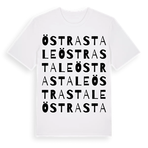 Östra Stale ordlek t-shirt – ekologisk bomull t-shirt från Pinshirt