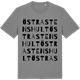 Mid Heather Gray t-shirt med Östra Stenshult ordlek t-shirt