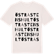 Vintage White t-shirt med Östra Stenshult ordlek t-shirt