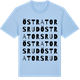 Blue Soul t-shirt med Östra Torsrud ordlek t-shirt