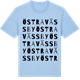 Blue Soul t-shirt med Östra Vässby ordlek t-shirt