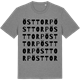 Mid Heather Gray t-shirt med Östtorp ordlek t-shirt