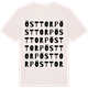 Vintage White t-shirt med Östtorp ordlek t-shirt