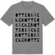 Mid Heather Gray t-shirt med Otterbäcken ordlek t-shirt