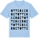Blue Soul t-shirt med Otterberget ordlek t-shirt