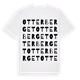 Otterberget ordlek t-shirt