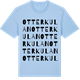 Blue Soul t-shirt med Otterkulan ordlek t-shirt