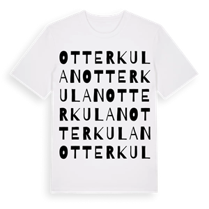 Otterkulan ordlek t-shirt – ekologisk bomull t-shirt från Pinshirt