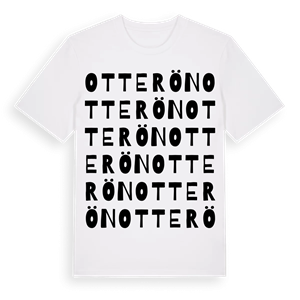 Otterön ordlek t-shirt – ekologisk bomull t-shirt från Pinshirt