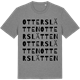 Mid Heather Gray t-shirt med Otterslätten ordlek t-shirt