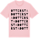 Pink Cotton t-shirt med Otterstad ordlek t-shirt