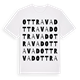 Ottravad ordlek t-shirt