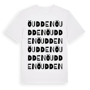 Öudden ordlek t-shirt – ekologisk bomull t-shirt från Pinshirt