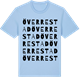 Blue Soul t-shirt med Över Restad ordlek t-shirt