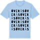Blue Soul t-shirt med Överås ordlek t-shirt