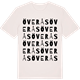 Vintage White t-shirt med Överås ordlek t-shirt