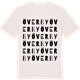 Vintage White t-shirt med Överby ordlek t-shirt