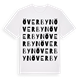 Överbyn ordlek t-shirt