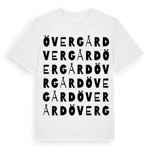 Övergård ordlek t-shirt – ekologisk bomull t-shirt från Pinshirt
