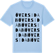 Blue Soul t-shirt med Översidan ordlek t-shirt