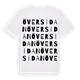 Översidan ordlek t-shirt
