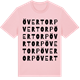 Pink Cotton t-shirt med Övertorp ordlek t-shirt