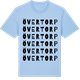 Blue Soul t-shirt med Övertorp ordlek t-shirt