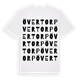 White t-shirt med Övertorp ordlek t-shirt