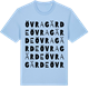 Blue Soul t-shirt med Övragärde ordlek t-shirt