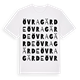 White t-shirt med Övragärde ordlek t-shirt
