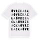 White t-shirt med Övre Backa ordlek t-shirt