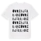 White t-shirt med Övre Bjällane ordlek t-shirt