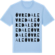 Blue Soul t-shirt med Övre Dale ordlek t-shirt