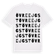 Övre Ejgst ordlek t-shirt