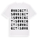 Övre Getås ordlek t-shirt