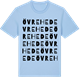 Blue Soul t-shirt med Övre Hede ordlek t-shirt