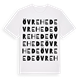 White t-shirt med Övre Hede ordlek t-shirt
