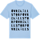 Blue Soul t-shirt med Övre Källstorp ordlek t-shirt
