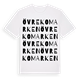 Övre Komarken ordlek t-shirt