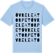 Blue Soul t-shirt med Övre Leatorpet ordlek t-shirt