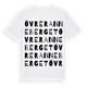 Övre Ranneberget ordlek t-shirt