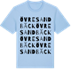 Blue Soul t-shirt med Övre Sandbäck ordlek t-shirt
