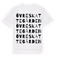 White t-shirt med Övre Skattegården ordlek t-shirt