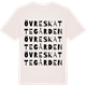 Vintage White t-shirt med Övre Skattegården ordlek t-shirt
