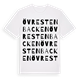 Övre Stenbacken ordlek t-shirt