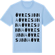 Blue Soul t-shirt med Övre Sunna ordlek t-shirt