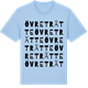 Blue Soul t-shirt med Övre Trätte ordlek t-shirt